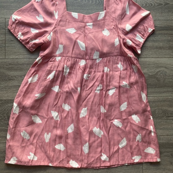 LOFT Pink Babydoll Dress Size M - Picture 4 of 7
